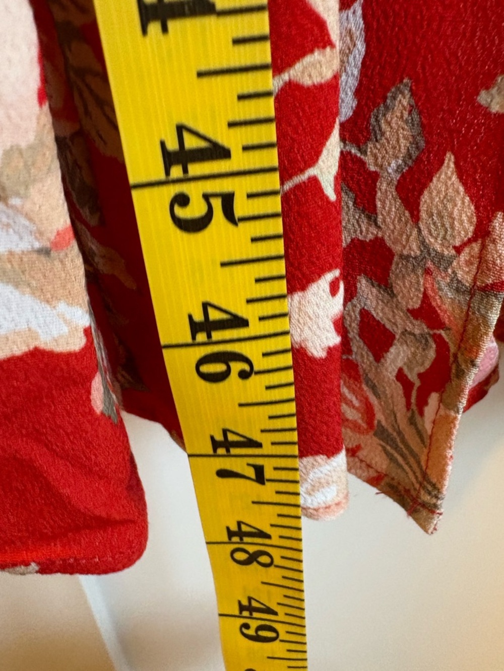 Sezane Alessia Dress Red Floral - Size 14 - Picture 6 of 9